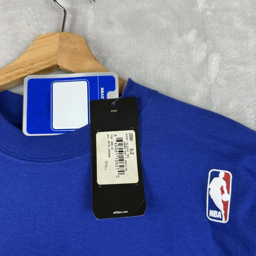 NWT Adidas NBA Detroit Allen Iverson #1 Jersey T-Shirt Size S ‘Dead Stock’ 2000s